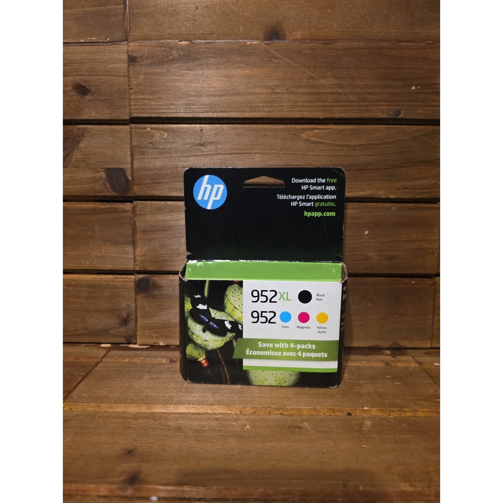 GENUINE 4-PACK HP 952XL Black & 952 Color Ink OFFICEJET PRO 8710 SEALED BOX 2024